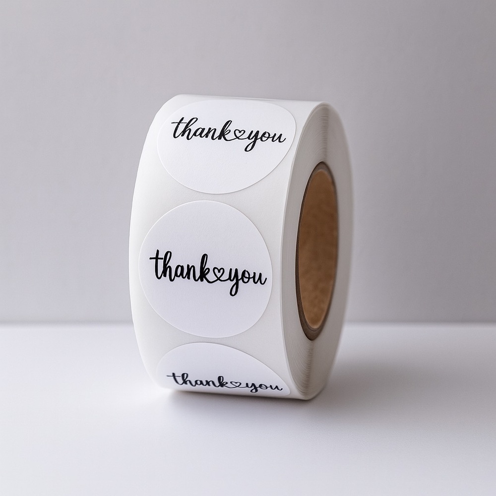 500 thank you stickers | poshmark shipping supplies NWT
